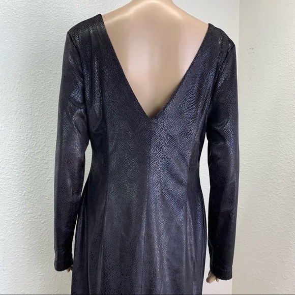 Alberto Makali black Velvet dress capsule office siren goth matrix whimsigoth - Picture 8 of 12